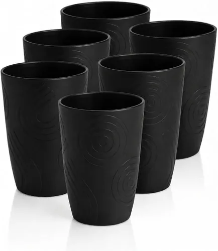 Vista 22 de Vasos de paja de trigo de 16 onzas, vasos de plástico