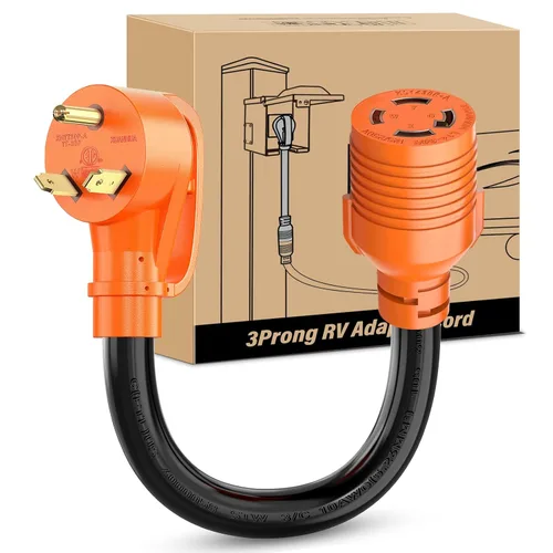 Vista 28 de Nilight Cable adaptador de secadora de 30 amperios a 30 amperios calibre 10 10-30P a 14-30R con cable de tierra