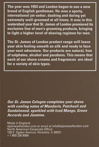 Vista 3 de St James of London Colonia de mandarina y pachulí, 1.69 onzas