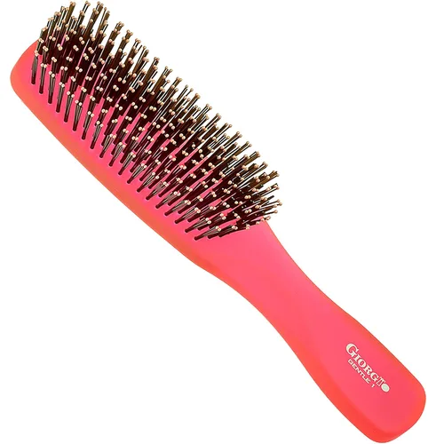 Vista 9 de Giorgio Gentle Blue Neon - Cepillo para el cabello de tamaño completo, 7.75 pulgadas, hombres, mujeres y niños, cepillo desenredante, masajeador
