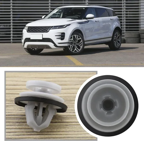 Vista 4 de 20 clips de moldeo para puerta inferior, LR112137, compatibles con Defender Range Rover Evoque para panel de puerta de automóvil, clips de plástico
