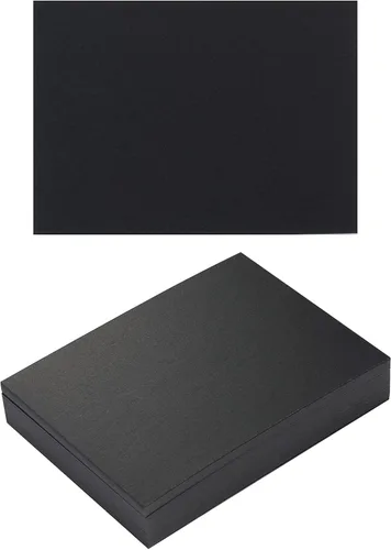 Vista 12 de Paquete de 100 tarjetas de papel grueso en blanco para invitaciones, tarjetas de felicitación, postales, fotos, papel grueso de 250 GSM