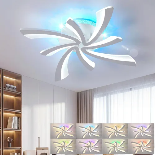 Vista 14 de Ceiling Lighting Fixtures, Multi Color Led Ceiling Light, Rgb Ceiling Light Led ceiling light, Indoor dimmable light, Can control color lights