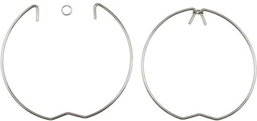 Vista 2 de Anillos de clip de resorte de retención de lámpara MR16 de 1.969 in compatibles con bombillas de fijación MR16 GU10 para fijación de bombillas-16