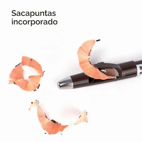 Vista 5 de Ruby Kisses GoBrow - Lápiz de cejas, afilable, de larga duración, lápiz de madera para cejas de aspecto natural, paquete de 3 unidades (negro marrón)