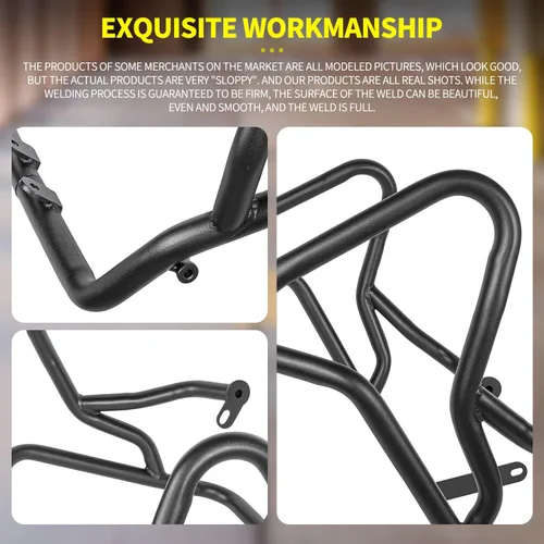 Vista 5 de Protector de motor de motocicleta para BMW F750GS F850GS 2018 2019 2020 2021 2022 2023 F800GS 2024-2025 parachoques de carretera protección lateral