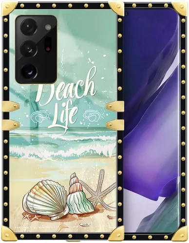 Vista 23 de Funda para Samsung Galaxy Note 20 Ultra, funda cuadrada protectora de TPU suave a prueba de golpes, Galaxy Note 20 Ultra (6.9 pulgadas)