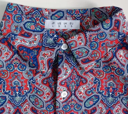 Vista 4 de Camisa hawaiana para hombre, manga corta, estampado floral, casual, con botones, verano, playa, Aloha vestido para hombre