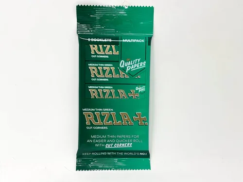Vista 4 de 5-Booklets Rizla Green - Papel de liar para cigarrillos medianos y finos