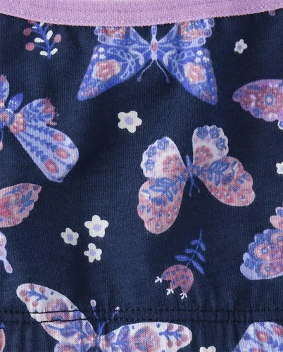 Vista 2 de The Children's Place Bralette de algodón para niña con correa ajustable, paquete de 5