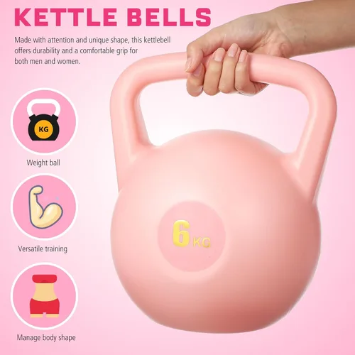 Vista 8 de GALPADA Pesa rusa llena de agua, material de polietileno, portátil, equipo de levantamiento de pesas suave para hombres y mujeres, diseño seguro