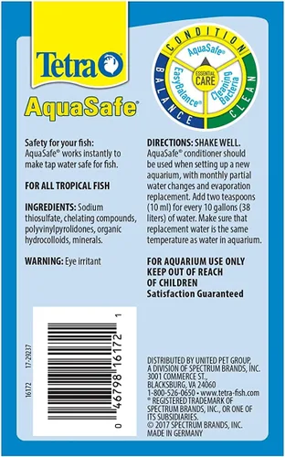 Vista 3 de Tetra Acondicionador de agua AquaSafe Fish Tank 16172, 8.45 onzas líquidas