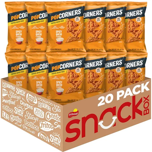 Vista 8 de PopCorners Snacks sin gluten, paquete variado de 3 sabores, bolsas de 1 onza (paquete de 20)