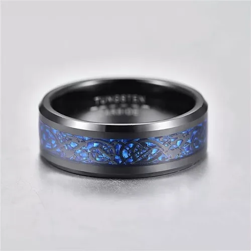 Vista 2 de Anillos para parejas, grabados, anillos de compromiso personalizados a juego para él y ella, anillos personalizables para hombres y mujeres, anillos