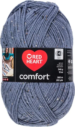 Vista 64 de RED HEART Hilo Comfort Shimmers, ópalo blanco