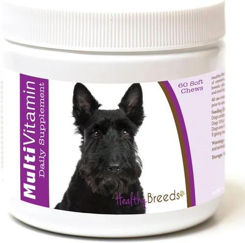 Vista 100 de Healthy Breeds Affenpinscher - Masticables blandos multivitamínicos, 60