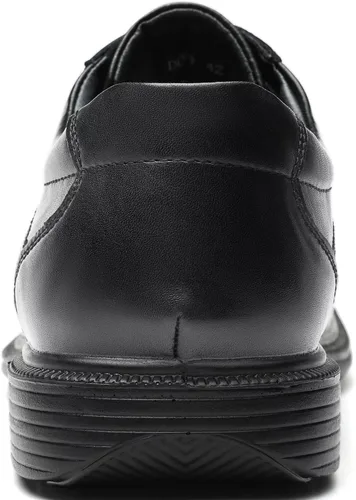 Vista 3 de SVNKE - Zapatos de vestir casuales con cordones para hombre, con puntera cuadrada, zapatos formales para caminar, negocios, zapatos cómodos para boda