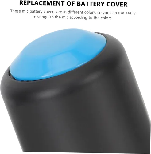 Vista 9 de 4 fundas de batería de micrófono inalámbrico compatibles con Pgx24 Slx24 Pg58 Tornillo en plástico para micrófono, tapas de batería de repuesto