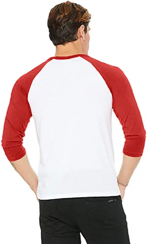 Vista 6 de Bella + Canvas - Camiseta de béisbol de manga 34 (3200Y)