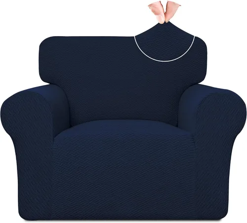 Vista 24 de Easy-Going Funda de sofá reclinable de jacquard elástico, suave de 4 piezas, con lazo elástico, protector de muebles lavable para niños, mascotas