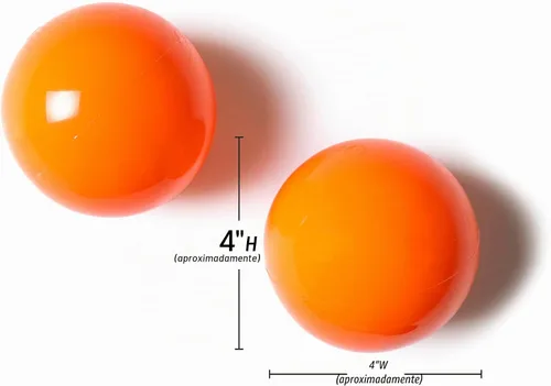 Vista 2 de Yoga Massage Ball Smooth Ball – 4 inches Adjustable Firmness Massage Roller Method Balls for Back, Neck & Floor Therapy – Gentle Deep Muscle Relief
