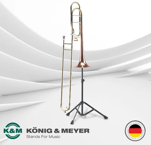 Vista 4 de K&M Soportes - Soporte para trombón negro 14990.000.55