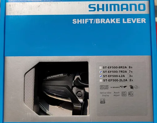 Vista 2 de Shimano ST-EF500 - Juego de manetas de freno y cambio de 7 velocidades
