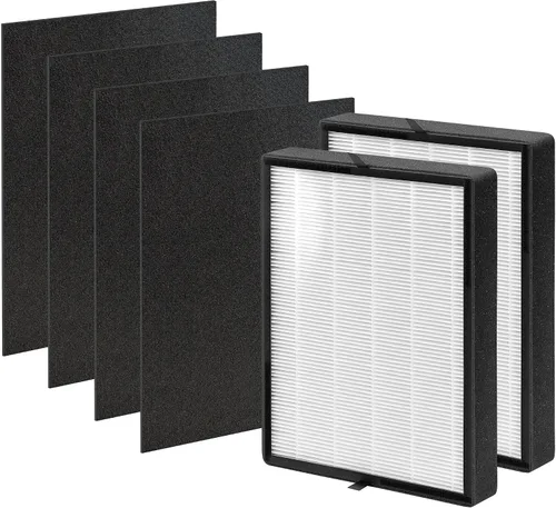 Vista 8 de Reemplazo de filtro 45i compatible con Alen 45i Air Pur-ifier, sistema de filtración de 3 etapas, incluye 1 HEPA H13 con carbón activado y 4