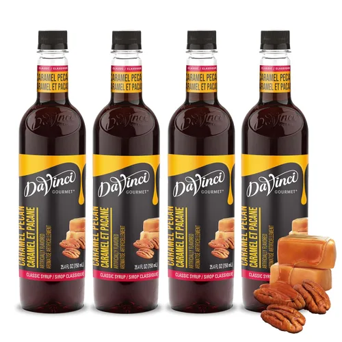 Vista 141 de DaVinci Gourmet Jarabe de azúcar de caña, botella de 25.4 fl oz (paquete de 2)
