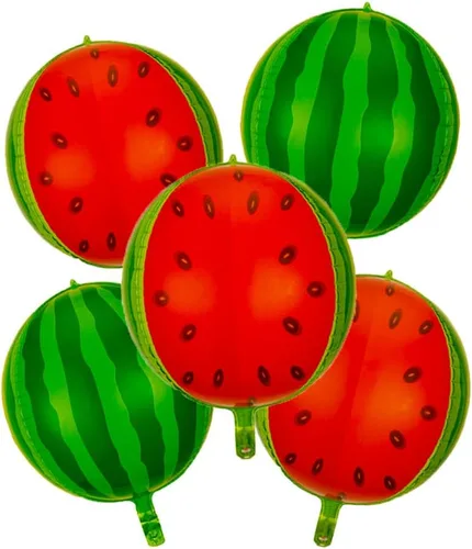 Vista 9 de 5 globos de fruta de manzana, globos temáticos de frutas, globos de aluminio de manzana para fiesta temática de regreso a clases, suministros