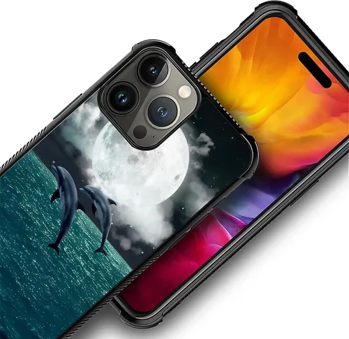Vista 49 de Funda compatible con iPhone 15, diseño de elefantes africanos, diseño increíble a prueba de golpes, antiarañazos, carcasa trasera de policarbonato