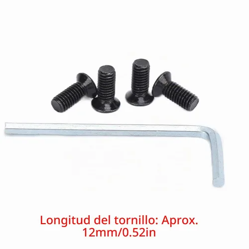 Vista 9 de VBESTLIFE E-Scooter Kit de herramientas de llave hexagonal, 4 piezas de tornillos de tubo de horquilla delantera para manillar E-Scooter con llave