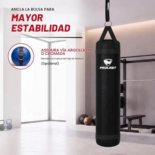 Vista 7 de Heavy Punching Kicking Bag for Adults, Boxing, MMA, Martial Arts, Muay Thai, Strength Training Equipment, 5ft, 100 lbs, Classic Logo
