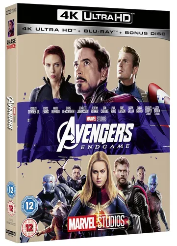 Vista 3 de Avengers Endgame Blu-ray + 4K UHD 2019 Region Free