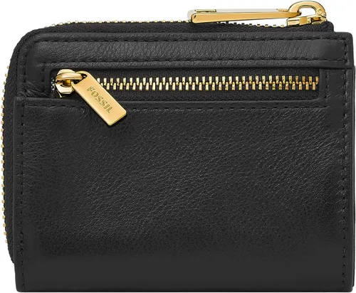 Vista 3 de Fossil Cartera Liza de piel con cremallera L para mujer
