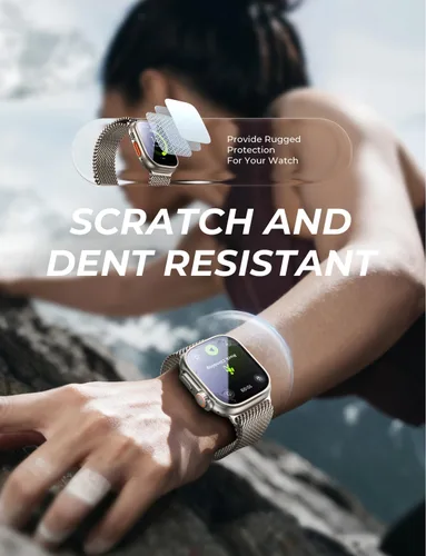 Vista 24 de MAGIC JOHN Paquete de 2 para Apple Watch SE 3 (2025) SE 2 SE Series /6/5/4 40 mm Protector de pantalla, [Tecnología de alineación automática]