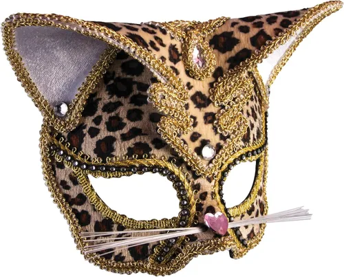 Vista 2 de Deluxe Leopard Mask
