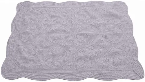 Vista 4 de Personalized Passion Mantas de bebé para niñas y niños - Manta con monograma con nombre bordado - Edredón de algodón súper suave y acogedor con Gris