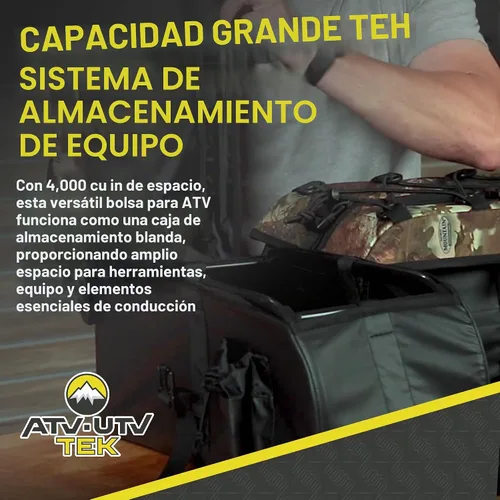 Vista 6 de ATV Tek ASPBBLK Arch Series Bolsa inferior acolchada en negro