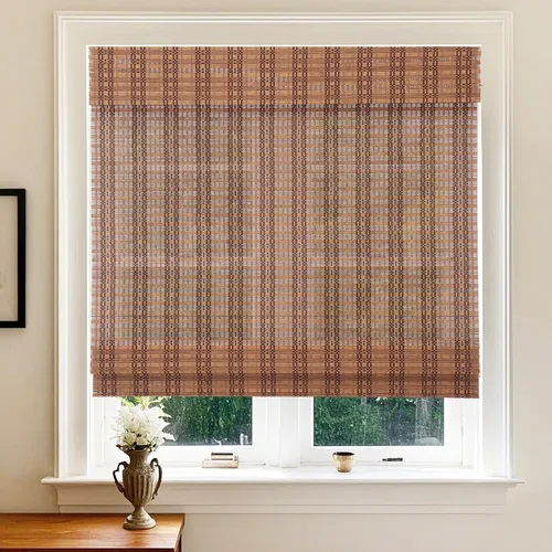 Vista 17 de LETAU - Cortinas de madera para ventanas con cenefa, filtran la luz