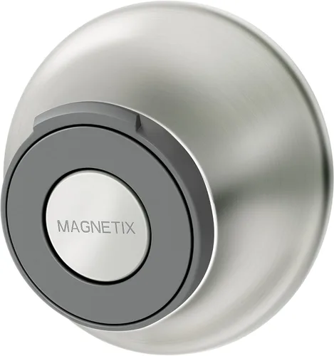 Vista 9 de Moen 186117BN Andamio remoto para duchas de mano Magnetix con soporte de pared incluido o opciones de adhesivo impermeable permanente, níquel Níquel