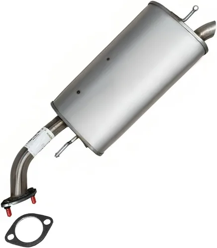 Vista 8 de Northeastern Exhaust Kit de sistema de escape de tubo delantero, resonador y silenciador de acero inoxidable compatible con Chevrolet Aveo5