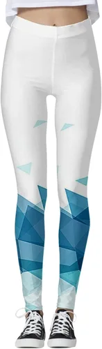 Vista 2 de Lroplie Compression Leggings for Women Seamless Running Stretch Yoga Pants Comfortable Capri Yoga Pants for Workout