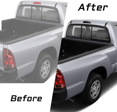 Vista 3 de Luces de freno LED de montaje alto, tercera luz de freno compatibles con Toyota Tacoma Truck 1995-2015 luz trasera LED de freno barra de luz trasera