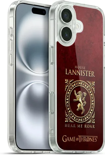 Vista 41 de Producto oficial de HBO Game of Thrones metálico Sigils Soft Gel Case para iPhone de Apple 7 Plus/8 PLUS, Lannister