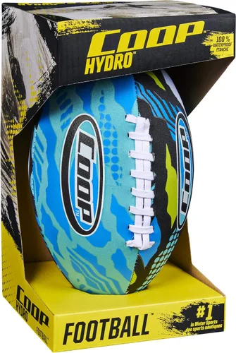 Vista 5 de Swimways Hydro Waterproof Football, Outdoor Games for Adults and Kids, Swimming Pool Accessories and Pool Party Games,9.25 Inches, Green