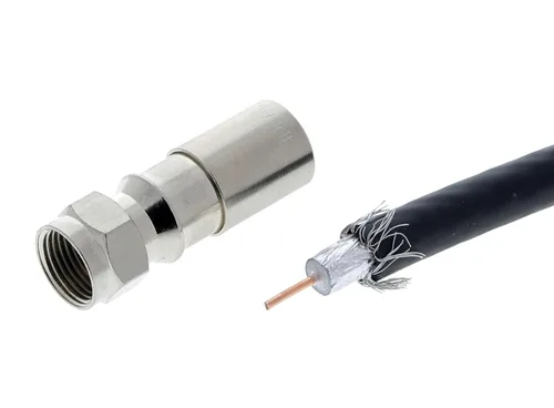 Vista 8 de IDEAL Electrical 33-622T LinearX3 Kit de compresión coaxial de cadera para conectores F/BNC/RCA, kit de herramientas de arranque con conector 10 F