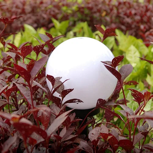 Vista 4 de 4pcs Solar Sphere Lawn Lights Outdoor Garden Ball Bubble Shape Warm White Solar Energy Plug-in Pathway Decor