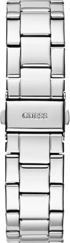 Vista 3 de GUESS Reloj analógico de cuarzo para mujer con correa de acero inoxidable W1295L1 plata 0 pulsera plateado Pulsera