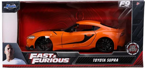 Vista 7 de Jada Fast & Furious F9 1:24 2020 Toyota Supra - Auto fundido a presión, juguetes para niños y adultos
